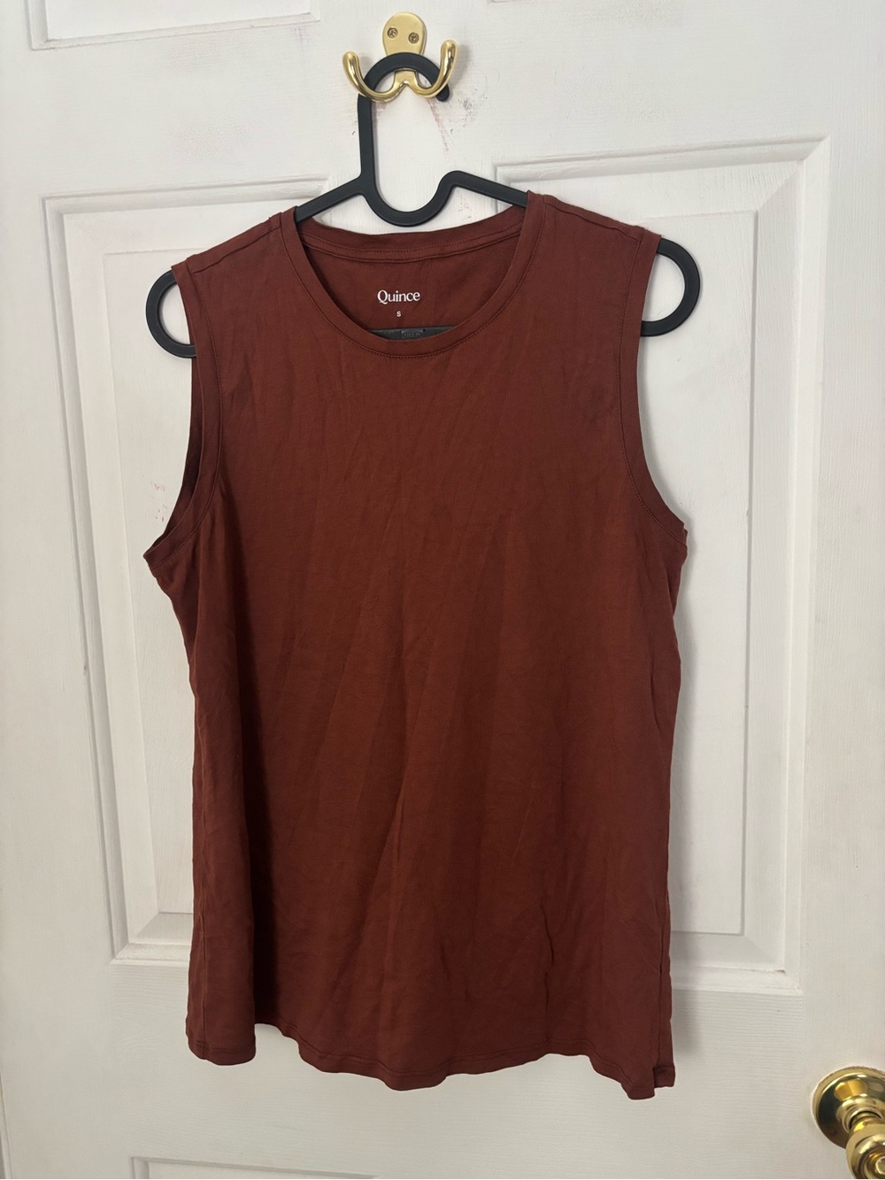 Quince Women's Sleeveless Tank Top β Rust